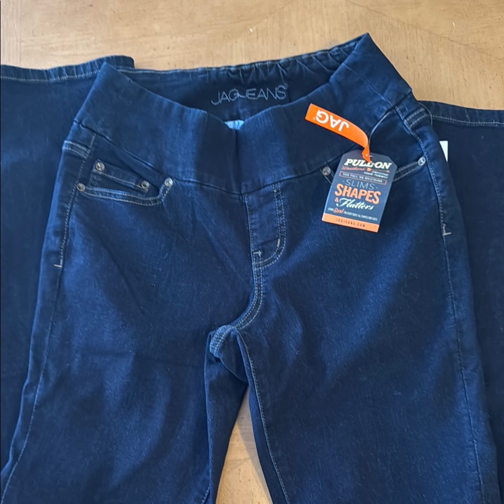 Jag Jeans Blue Straight 7” Leg Denim